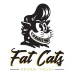 Logo of Fat Cats Groom House barber shop in Saint Augustine Florida near Jacksonville